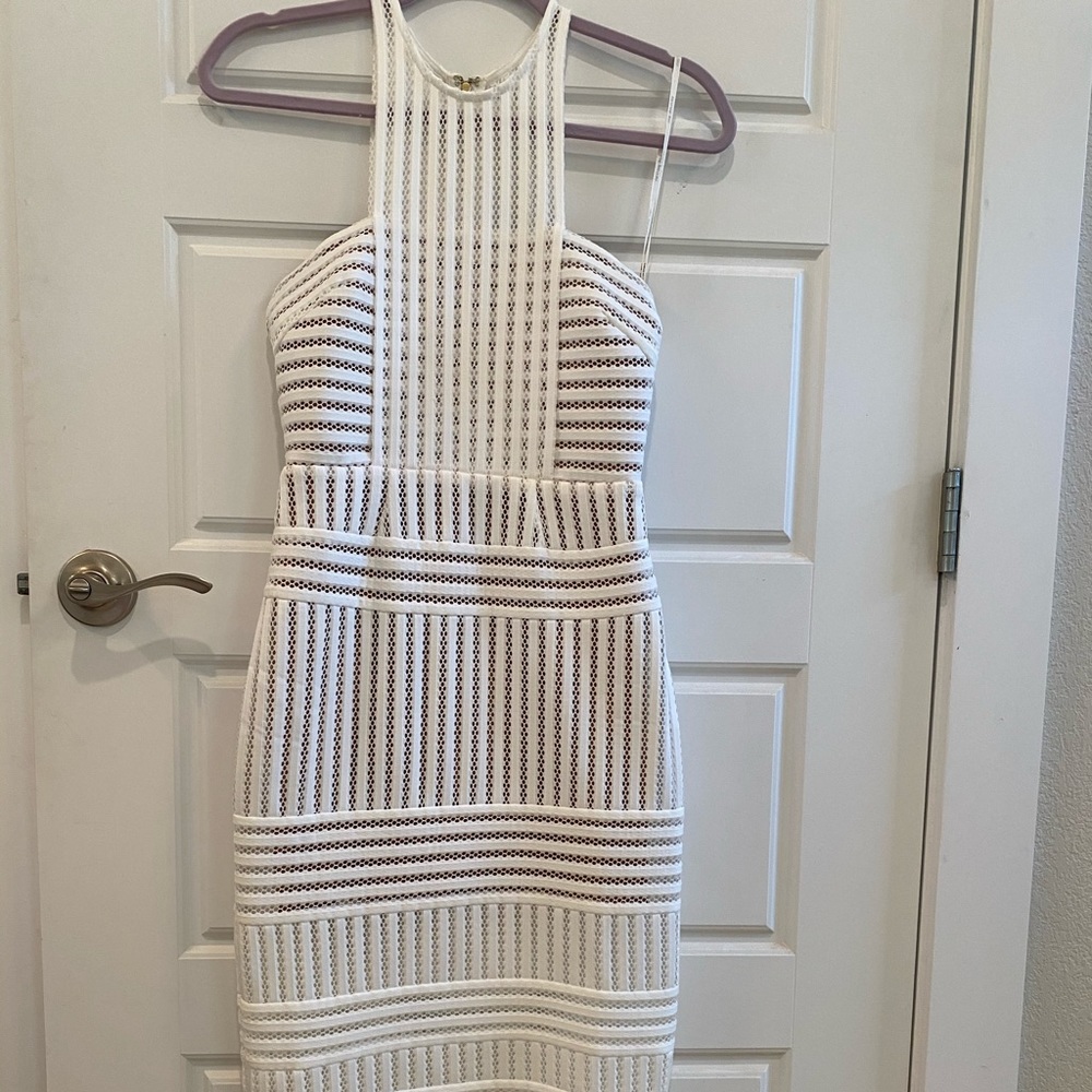 Self Portrait White Lace Dress US 4 UK 8 New